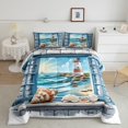 thumbnail image 2 of Erosebridal Aqua Soccer Helmet Area Rugs For Living Room 6'6" x 4'11", Football Game Bedroom Decor, Sports Theme Decor, Non Slip, 2 of 8