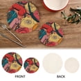 thumbnail image 3 of Cartoon Landlines Trivet Mats Set Cotton Woven Non-Slip Pot Holders Heat Resistant for Hot Pots Pans Dishes Pats, 3 of 6