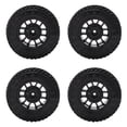 thumbnail image 2 of Llantas de rueda RC Neumáticos de goma, 4 piezas Rueda de plástico de 55 mm Neumáticos de goma RC Llanta de rueda de plástico Neumático de goma Innovación moderna, 2 of 8