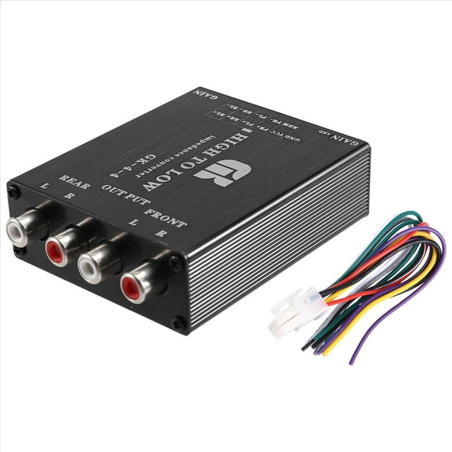Convertidor de Sonido Multifunción de 50 W y 4 Canales. Transmisión de Sonido Sin Pérdidas, Fácil de Usar, para Electrónica Automotriz.