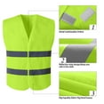 thumbnail image 2 of BiZtdJrK Cycling Vests for Men High Visibility Reflective Safety Vests Hi Vis Lightweight Sleeveless Workwear Jackets Green Free Size, 2 of 10