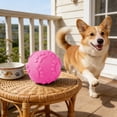 thumbnail image 4 of Squeaky Dog Ball Toy, Soft Rubber Interactive Chew Toy for Puppy Teething, Textured Bouncy Pet Play Ball for Small Medium Dogs, Colorful Fetch Toy for Indoor Outdoor Play, 4 of 8
