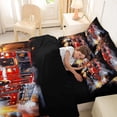 thumbnail image 4 of Erosebridal Boys Fire Engine Bedding Comforter Set, Truck Car Full Bedding Set, Black Red, Black Reversible, 7pcs, 4 of 6