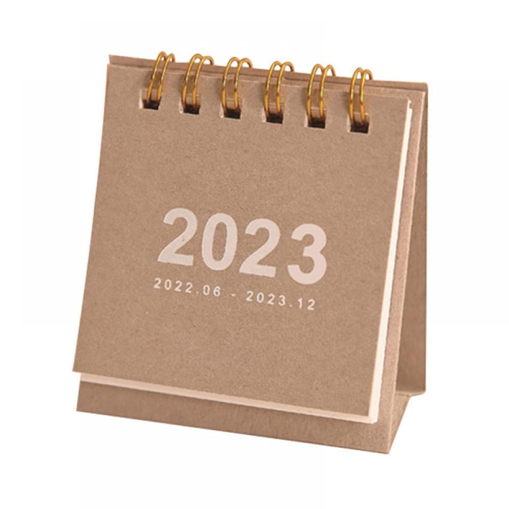 Aosijia 2023 Mini Desk Calendar Small Desktop Calendar 2023 Yearly