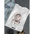 thumbnail image 3 of Cool Grunge Ink Cactus Plant T-Shirt Women -Image by Shutterstock, Female Medium, 3 of 4