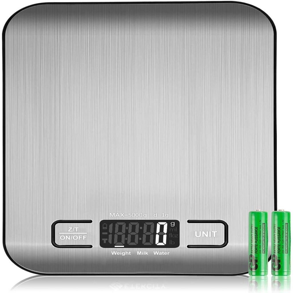 2 Pack Household Kitchen Scale Electronic Food Scales Diet Scales Measuring Tool Slim LCD Digital Electronic Weighing Scale