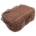 thumbnail image 1 of PTOOTP Bolsa De Almacenamiento Para Reposabrazos De Sofá En Tela Café Con Práctico Para Control Remoto, 1 of 6