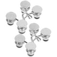thumbnail image 1 of OULII 2Pcs Clothes Tightening Clips Silver Alloy Waist Adjustment Daily Wear Men, 1 of 8