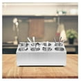 thumbnail image 7 of 8 Holes Cylinder Flatware Silverware Utensil Holder Organizer Caddy, Stainless Steel Countertop Silverware Organizer for Restaurant Hotel Buffet, 7 of 7