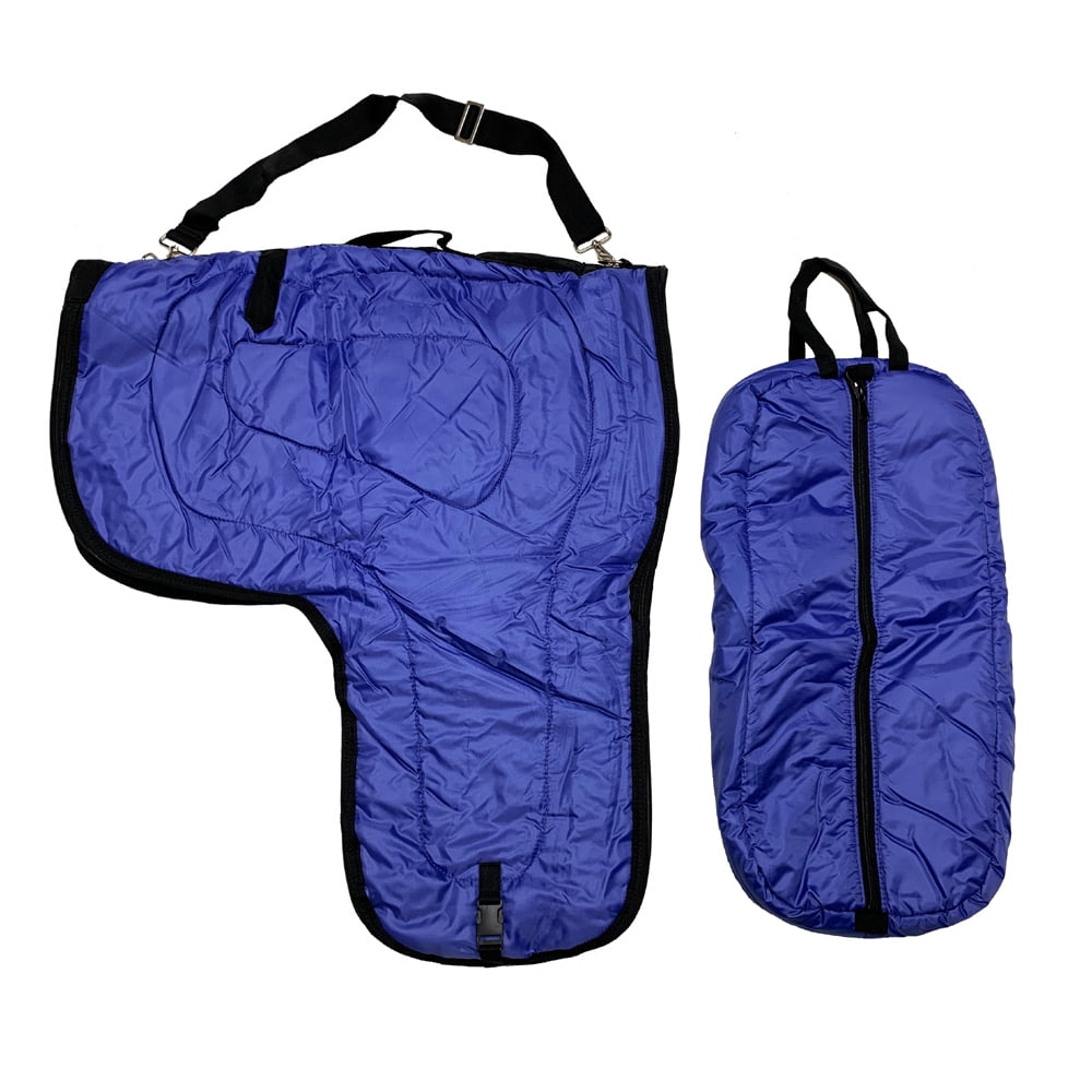 Western Horse Saddle Carrier Bridle Bag Set Cover Storage Travel Bag