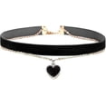 thumbnail image 1 of Momocat Heart Necklace Adjustable Red Choker Classic Collar Necklaces For Women And Girls Velvet Chocker Necklace, 1 of 4