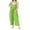 Green, variant on ABATAB Womens Summer Casual Overalls Sleeveless Baggy Clothes Wide Leg Loose Fit Trendy Rompers with Pockets