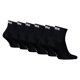 thumbnail image 2 of PUMA Calcetines unisex, paquete de 6 - Quarter Plain ECOM 6P, logo, uni Negro 43-46, 2 of 3