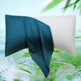 thumbnail image 1 of ccwmincc Cooling Bamboo Side Sleeper Pillowcase, King Size, 20x36 Inches, Teal, 1 of 1