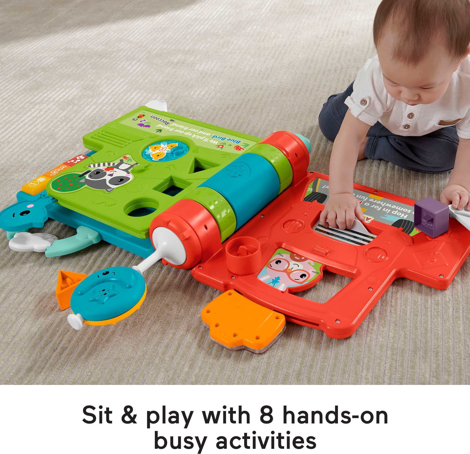 Fisher-Price Sit-To-Stand Giant Activity Book Infant Toy - 2