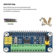 thumbnail image 2 of Placa De Expansión Ad Hat De Alta Precisión De 10 Canales Y 32 Bits Con Interfaz Spi Chip Ads1263 Placa De Expansión Auxiliar Adc Nano Modulus De 24 Bits Para Raspberry Pi seitruly TO001833-00, 2 of 7