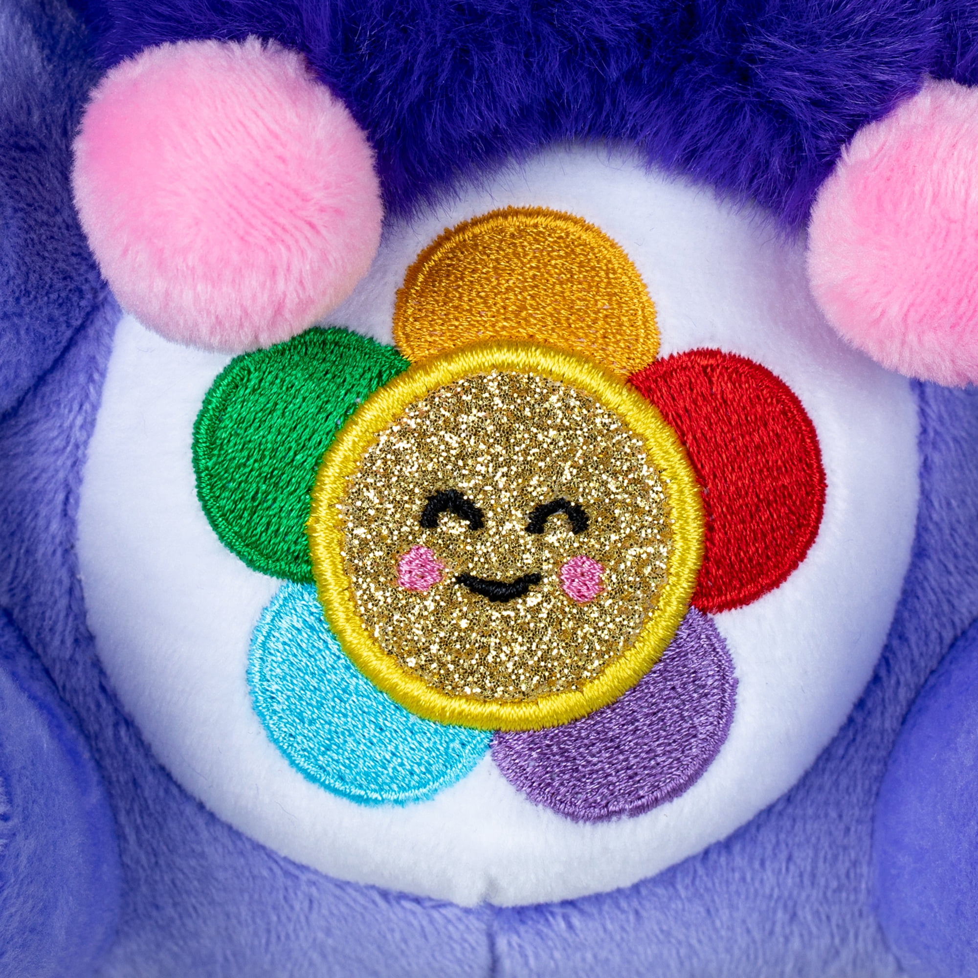 Care Bears x Hello Kitty , Harmony Bear as Kuromi, 10" Collectible Plush, Great Gift for Girls or Bo(图3)