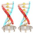 thumbnail image 3 of Kit de modelo de doble hélice de ADN de 2 piezas para autoensamblaje en aulas de biología Juguete didáctico para proyectos escolares y materiales de ciencias de la vida, 3 of 7