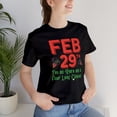thumbnail image 4 of Feb 29 Leap Day, Bella & Canvas, Unisex Cotton Short Sleeve T-Shirt, S-3XL, 4 of 5