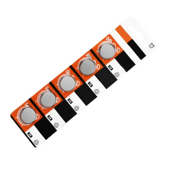 Zeiwohndc 5Pcs CR2025 Batteries 3V Capacity Safety Battery Coin Button Cell Lithium