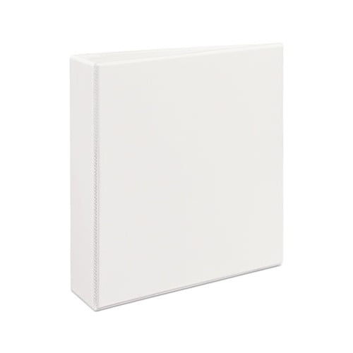 Durable View Binder with DuraHinge and EZD Rings 3 Rings, 2" Capacity, 11 x 8.5, White, 9501