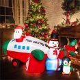 thumbnail image 4 of Decoración Inflable de Navidad Costway Papá Noel en Helicóptero con Luces LED 280 x 210 x 150 cm, 4 of 10