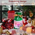 thumbnail image 3 of Christmas Printed Drawstring Bags Party Gift Packaging Presents Wrapping Toy Packages Empty Totes Decoration Accessories Type 2 10 Pieces, 3 of 9