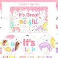 thumbnail image 6 of Donut 8th Birthday Backdrop Party Decorations for Girls, It's Great to Be Eight Photography Background Doughnut Dessert Candy Eighth Party Favors Supplies, 6 of 6
