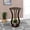 Brown, variant on Traditional Brown Round Table with Faux Marble for Coffee & End Use in Main Living Space