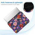 thumbnail image 2 of FORMRS 13-13.3 inch Laptop Sleeve Case Soft Carrying Quilted Computer Bag Cover, Beautiful Floral Pattern, 2 of 7