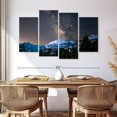 thumbnail image 3 of Elephant Stock Milky Way Over Longs Peak Wall Art - Horizontal Multi Panel Canvas - Living Room Wall Decor - Astronomy & Space Multi Panel - Blue And Black Decor - 68" x 42", 3 of 8
