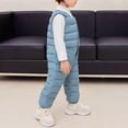 thumbnail image 5 of GYRATEDREAM Toddler Kids Baby Boy Girl Lightweight Bib Overall Down Snowsuit Winter Snow Pants/18-24 Months, 5 of 5