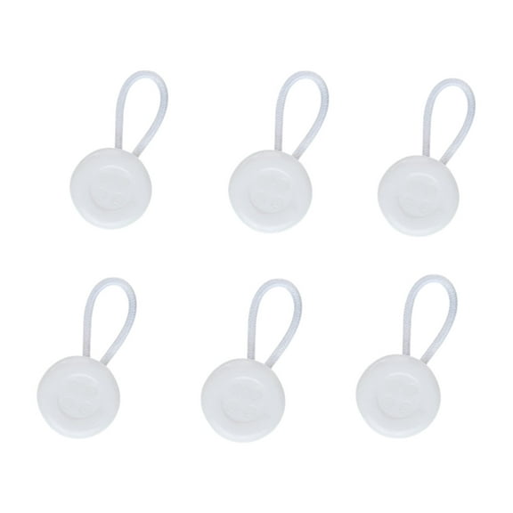 6 Pcs Adjustable Shirt Extender Buckles,Waist Collar Extenders Buttons,Tie Extender Stretch Neck Button,Collar Shirt Elastic Button,Button for Clothing Supplies (White)