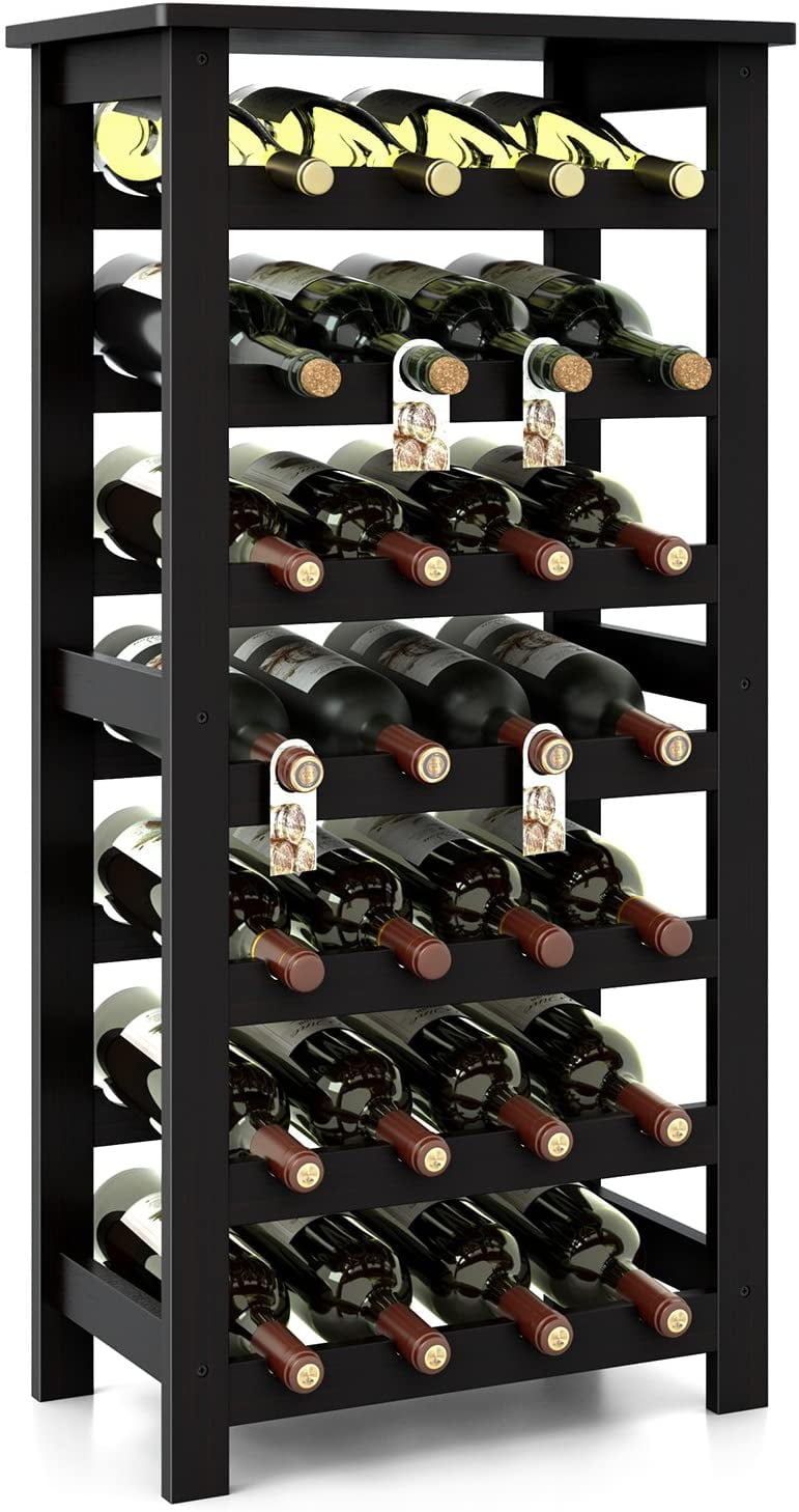 BGHDIDDDDD Novelty Wine Rack Metal Wine Bottle Holder Wall Mounted Wine Rack Black Wine Shelf Can Store 10 Wine Bottles