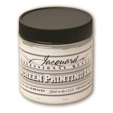Jacquard Screen Printing Ink - White, 4 oz