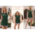 thumbnail image 5 of MOYIKO Tank Tops for Women Trendy Ruffle Sleeve Babydoll Shirts Dressy Casual Flowy Summer Shirts, 5 of 7