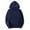 Navy, variant on cocolona Womens Solid Hoodies Fall Fashion Casual Long Sleeve Hooded Sweatshirts Loose Comfy Trendy Pullover Tops with Pockets on Clearance
