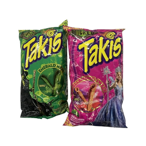 Takis Limited Edition Wicked Collection  Emerald Heat & Spellbinding Sweet (9.9 oz Each)