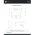 thumbnail image 4 of Fine Fixtures Undermount Round Vessel Bathroom Sink - 13" x 11" - Biscuit, 4 of 4