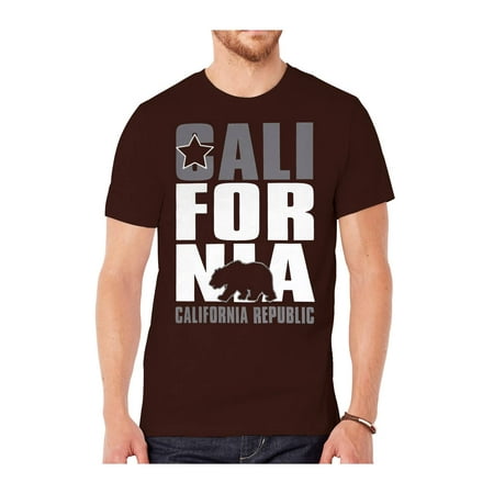 Republic Olive - Mens Black Short-Sleeve Men's California Republic T-Shirt