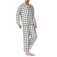 thumbnail image 3 of Kll Airplane Sleepwear Mens Flannel Pajamas,Long Cotton Pj Set, 3 of 9