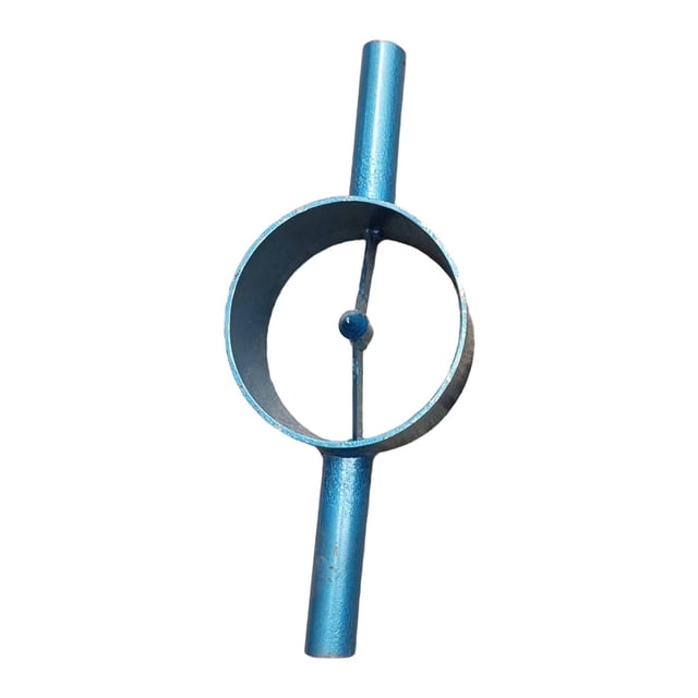 Divisor de bambú, divisor de tubos de bambú, herramienta manual portátil, herramienta para partir bambú, para jardineros, artesanos, patio trasero, Color azul 2 cortes