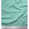 thumbnail image 1 of Soimoi Polyester Crepe Fabric Geometric Small Print Sewing Fabric Yard 52 Inch Wide, 1 of 3
