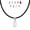 black, silver, clear, variant on Choice of Colors Austrian Crystal Pear Leather Cord Necklace – 20 inch - Clear
