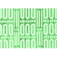 thumbnail image 1 of Ahgly Company Indoor Rectangle Solid Emerald Green Modern Area Rugs, 5' x 8', 1 of 4