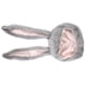 thumbnail image 4 of EeaseMX Gorro de conejo de dibujos animados con orejas móviles de peluche para mujeres y niñas (gris), 4 of 8