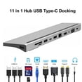 thumbnail image 5 of 11 In 1 Docking Station Type-c Interface Usb3.1 To HDMI-compatible Adapter Docking Station Gray, 5 of 5