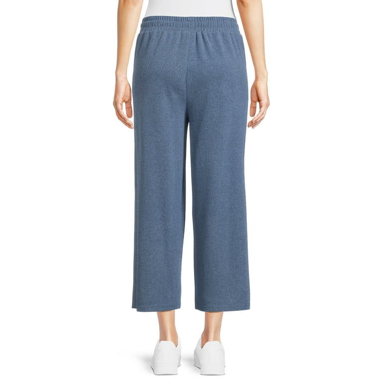 Time and tru hotsell wide leg crop pants