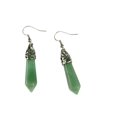 thumbnail image 1 of Pendientes verdes para mujer Pendientes verde salvia para mujer Pendientes hechos a mano Pendientes de jade para mujer Pendientes verde claro delicados, 1 of 5