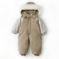 thumbnail image 2 of CUZIBR Baby Winter Hooded Snow Suit Jacket Toddler Baby Thickened Jumpsuit Relaxed Fit Dailywear For Child, 2 of 3